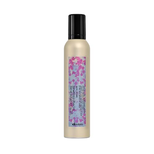Davines This Is A Curl Moisturizing Mousse, Medium Hold Hydration & Bounce - Creamy Mousse for Defined Curls - Adds Structure & Softness, 8.45 Fl Oz