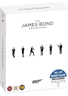 James Bond Collection - 24-Disc Box Set  Spectre Skyfall  Quantum of Solace  Casino Royale  Die Another Day  The World Is Not Enough  Tomorrow Never Dies [ Blu-Ray, Reg.ABC Import - Denm